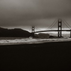 B&W Golden Gate